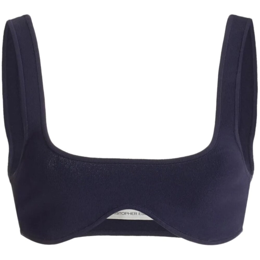 Christopher Esber Miniscule knit bra top